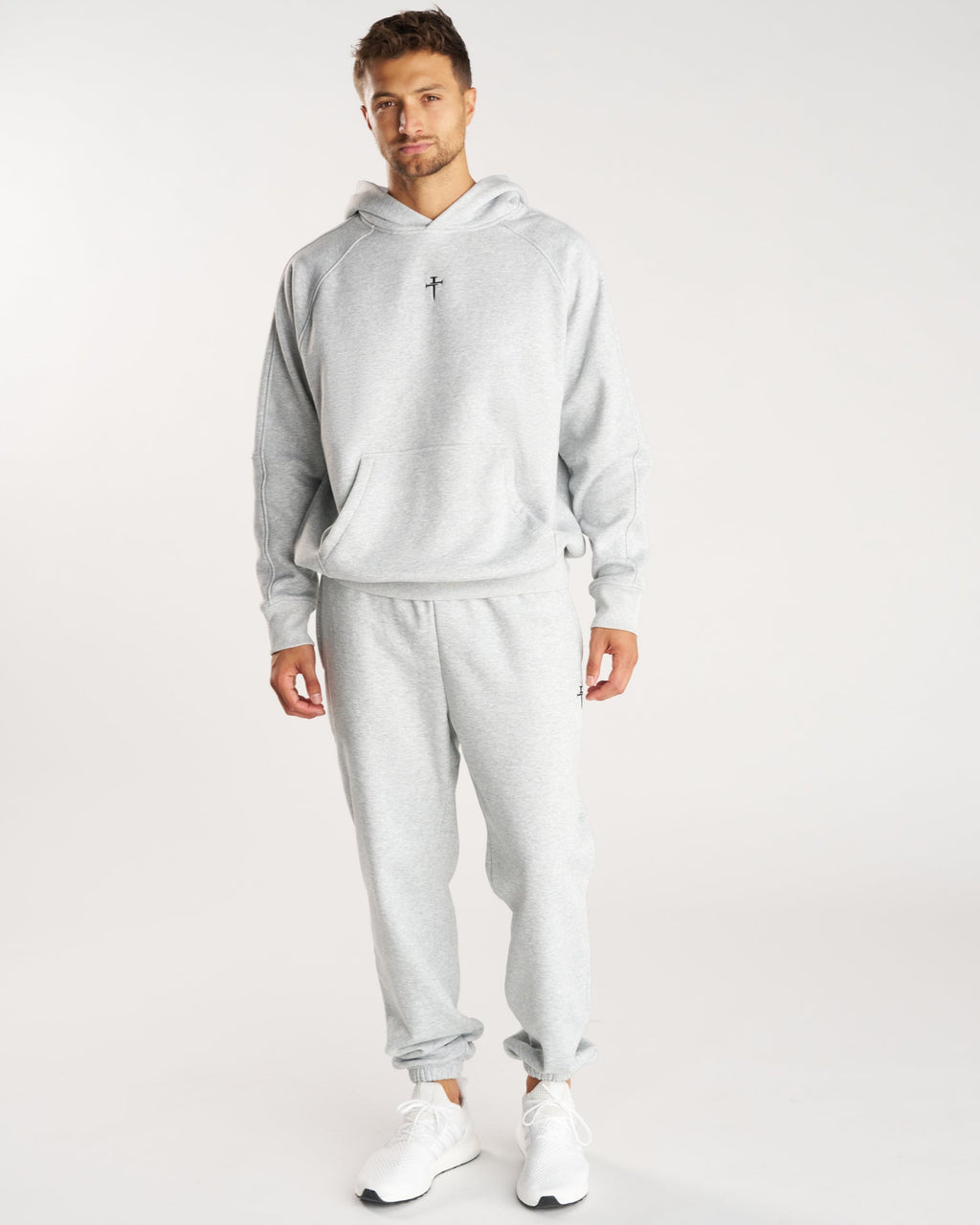 Signature Fleece Hoodie - Heather Grey