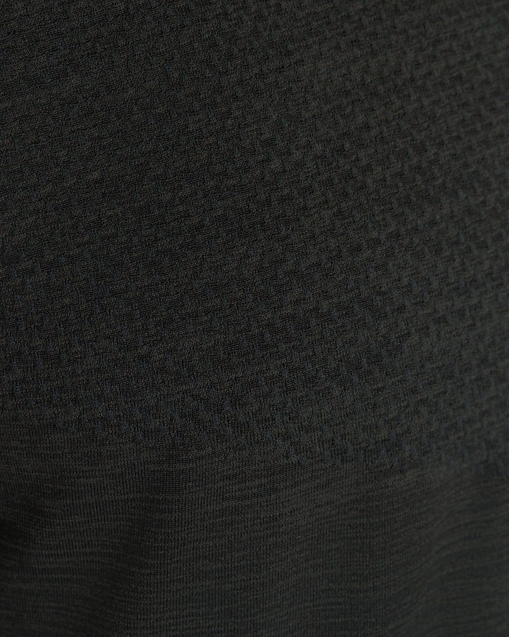 Seamless Long Sleeve - Black Marl