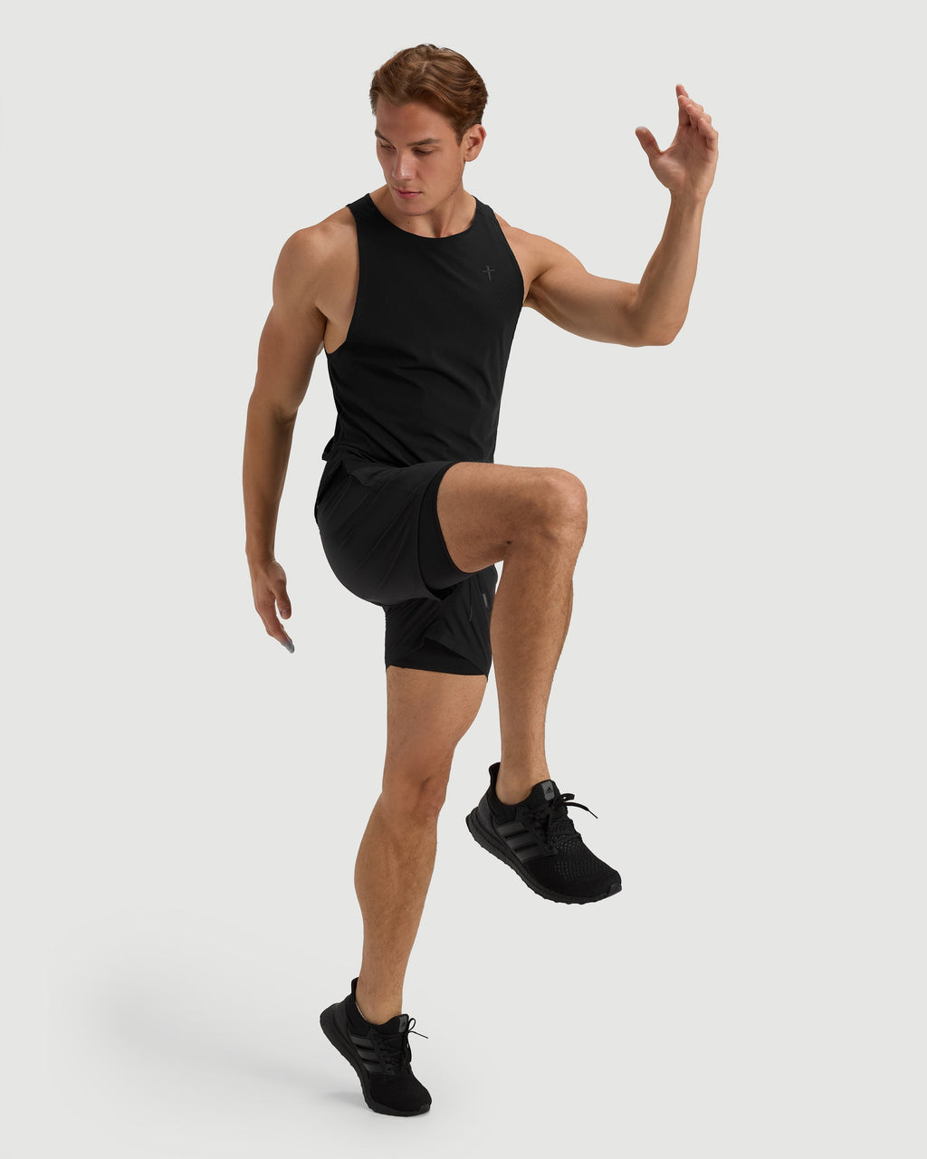 Laser Perforated Tank - Black