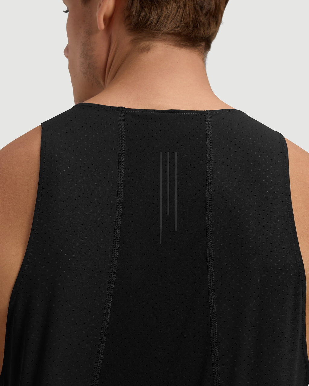 Laser Perforated Tank - Black