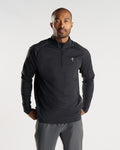 Core Quarter Zip - Black Marl