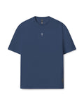 Heavyweight Cotton Oversized Tee - Midnight Navy