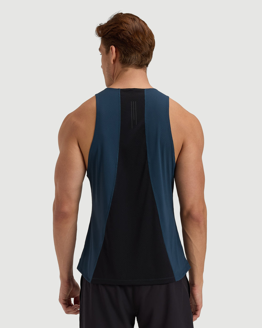 Laser Perforated Tank - Midnight Navy