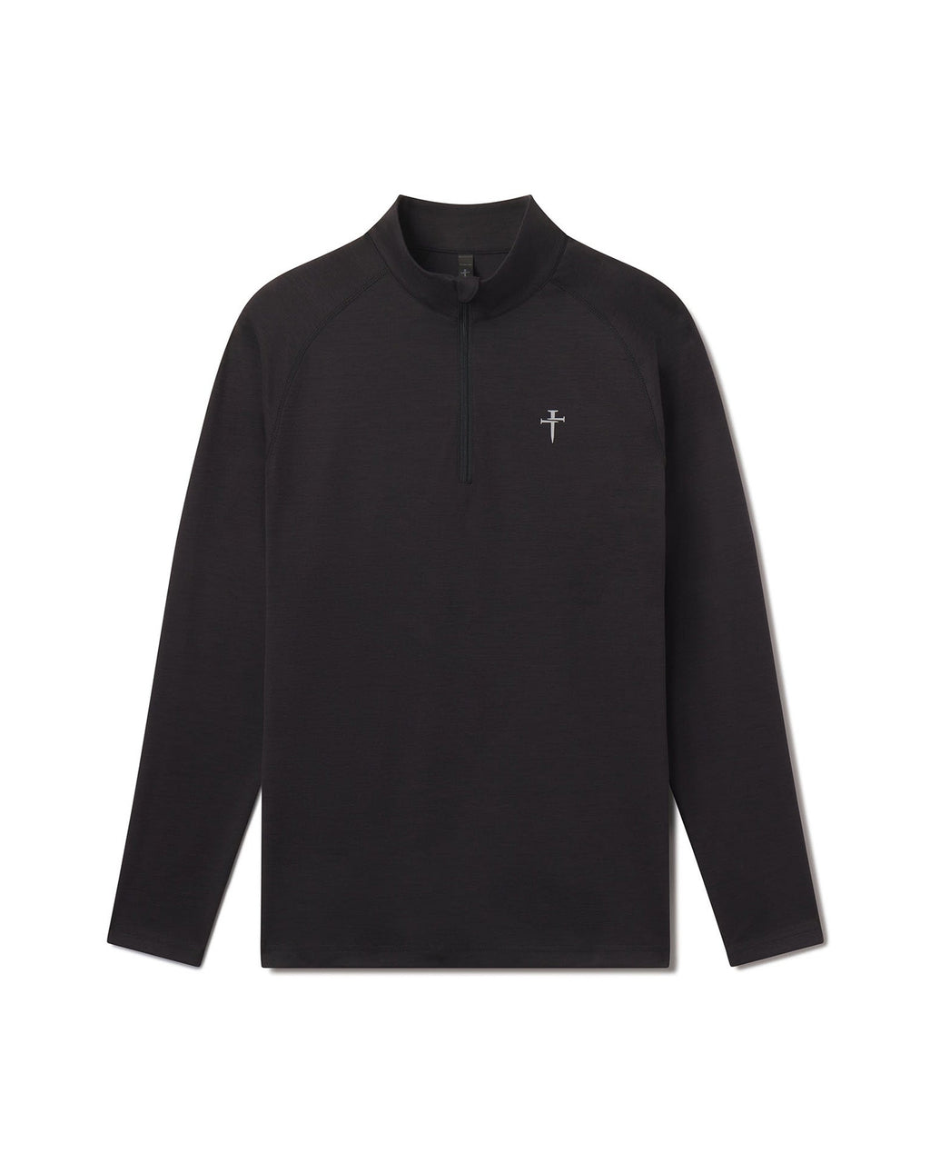 Core Quarter Zip - Black Marl
