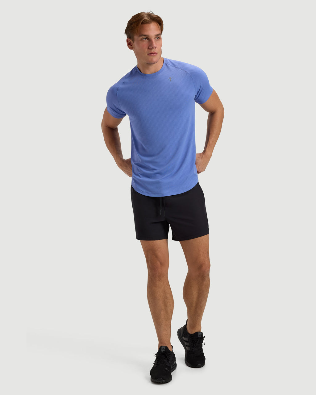 Aion-Lite™ Tee "Cross" - Serene Blue