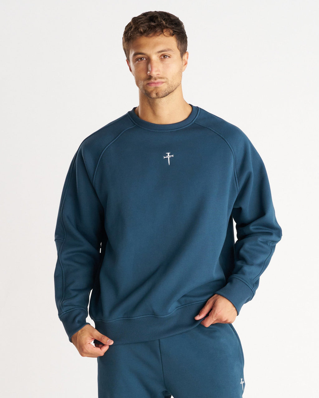 Signature Fleece Crewneck - Midnight Navy