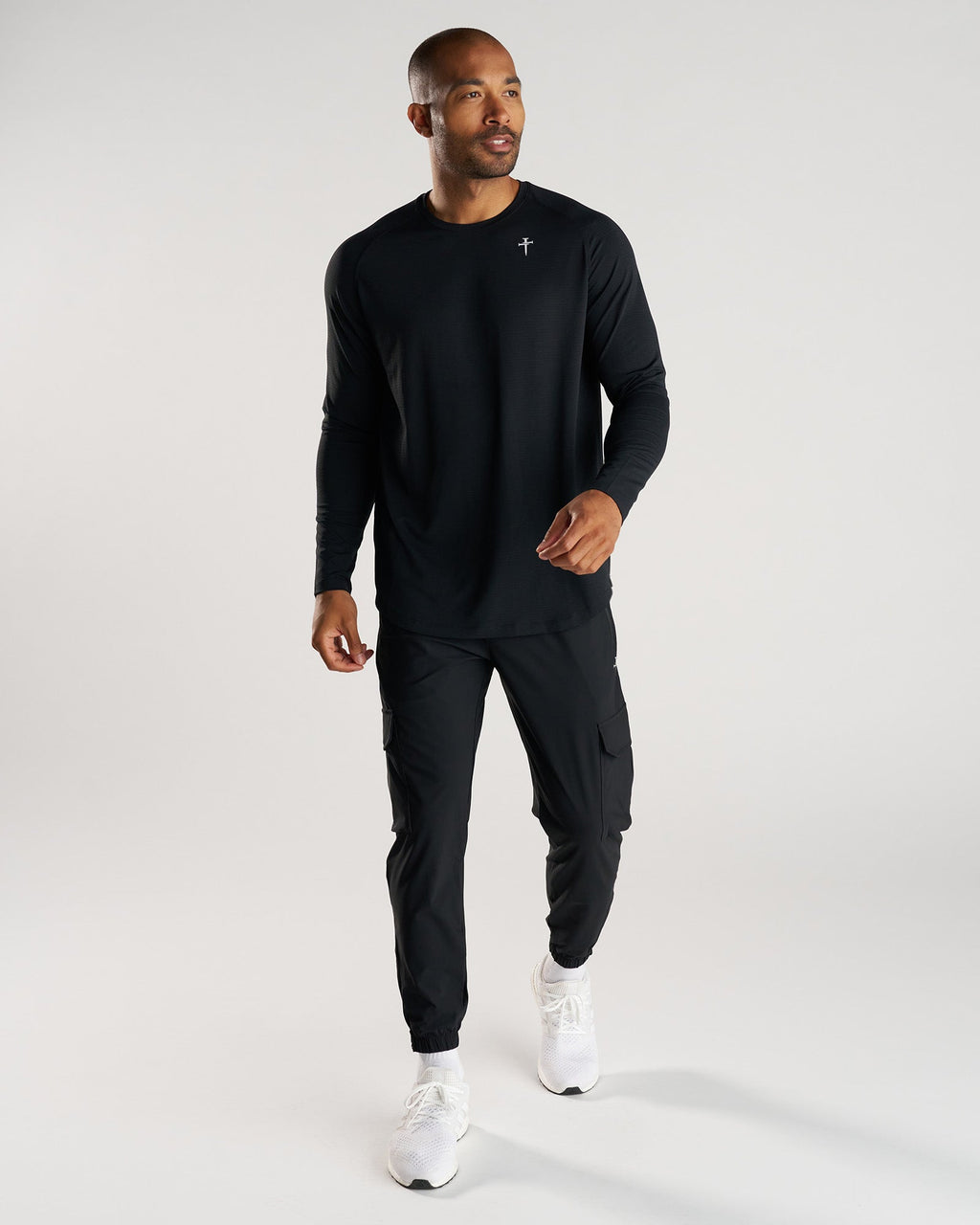 Aion-Lite™ Long Sleeve "Cross" - Black
